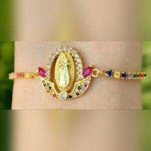 New Cute Religious Catholic Our Lady of Guadalupe Adjustable Bracelet